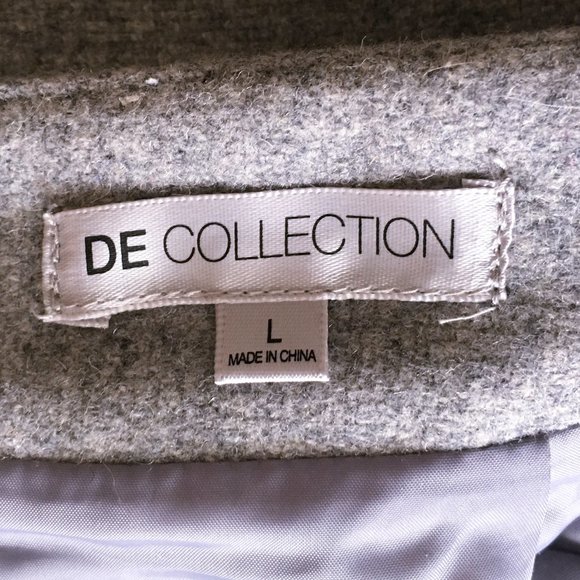 DE COLLECTION Wool Blend Pencil Skirt LARGE - Picture 12 of 13